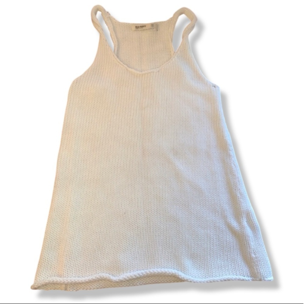 Soft White Old Navy Sweater Tank Top